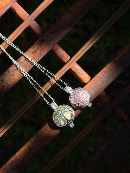 Flower of Life Aromatherapy Locket | Rituals by Belen
